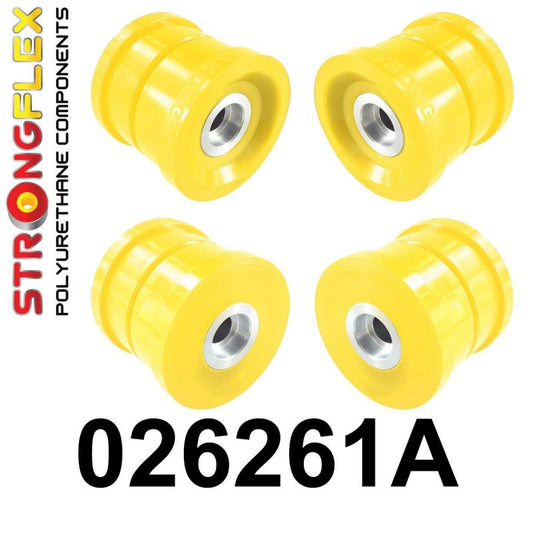 STRONGFLEX 026261A: Zadní nápravnice - sada silentbloků SPORT pro Audi