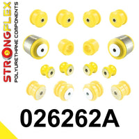 STRONGFLEX 026262A: Sada - silentbloky přední nápravy SPORT pro Audi