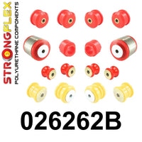 STRONGFLEX 026262B: Sada - silentbloky přední nápravy pro Audi