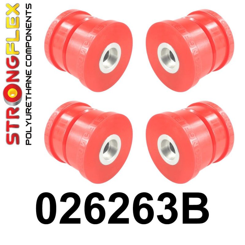 STRONGFLEX 026263B: Zadní nápravnice - sada silentbloků pro Audi