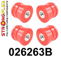 STRONGFLEX 026263B: Zadní nápravnice - sada silentbloků pro Audi