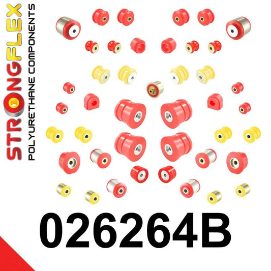 STRONGFLEX 026264B: Kompletní sada silentbloků pro Audi