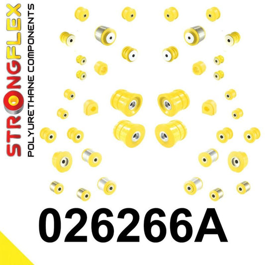 STRONGFLEX 026266A: Kompletní sada silentbloků SPORT pro Audi