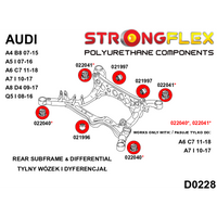 STRONGFLEX 026266B: Kompletní sada silentblokov pro Audi