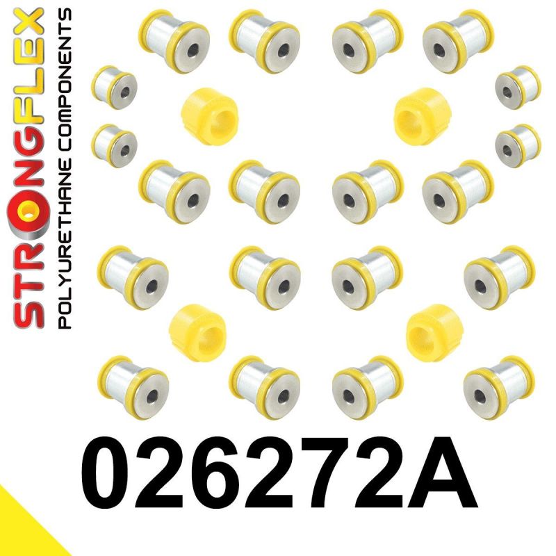 STRONGFLEX 026272A: Sada silentbloků SPORT pro Audi