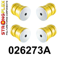 STRONGFLEX 026273A: Zadní nápravnice - sada silentbloků SPORT pro Audi pred 28.05.2012