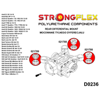 STRONGFLEX 026275B: Kompletní sada silentbloků pro Audi