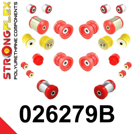STRONGFLEX 026279B: Kompletní sada silentbloků pro Audi
