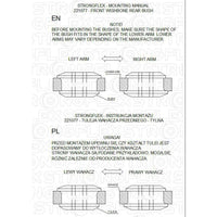STRONGFLEX 221077A: Přední rameno - zadní silentblok SPORT pro Audi