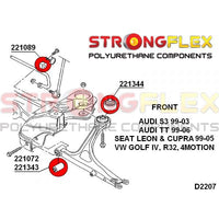 STRONGFLEX 221088B: Přední silentblok stabilizátoru pro Audi