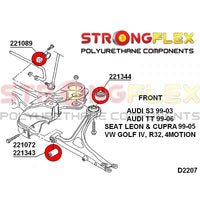 STRONGFLEX 221089A: Přední silentblok stabilizátoru SPORT pro Audi