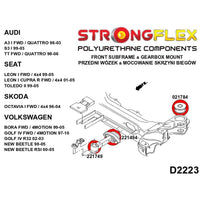 STRONGFLEX 221494B: Silentblok převodovky dog bone pro Audi