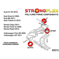 STRONGFLEX 221561B: Přední silentblok stabilizátoru pro Audi