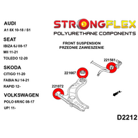 STRONGFLEX 221667B: Přední rameno - zadní silentblok pro Audi