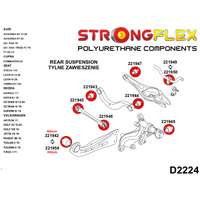 STRONGFLEX 221949A: Silentblok zadního stabilizátoru SPORT pro Audi