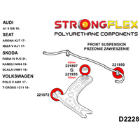 STRONGFLEX 221950B: Přední / zadní silentblok stabilizátoru pro Audi