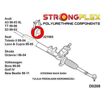 STRONGFLEX 221965B: Řízení - silentblok uchycení pro Audi