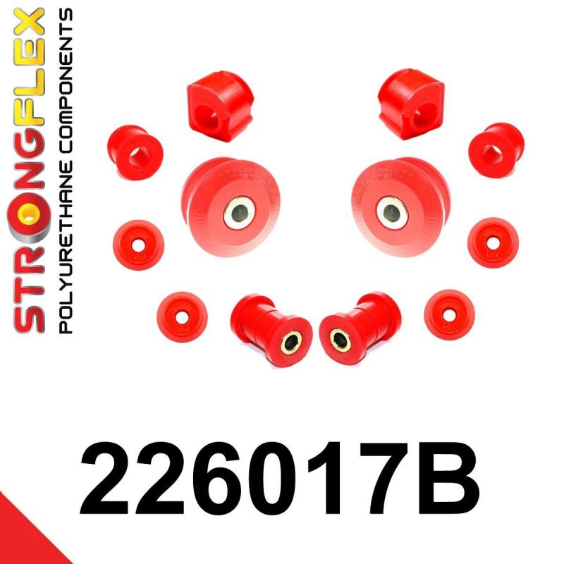 STRONGFLEX 226017B: Přední náprava - sada silentbloků pro Audi