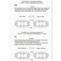 STRONGFLEX 226017B: Přední náprava - sada silentbloků pro Audi