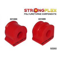 STRONGFLEX 226018B: Přední náprava - sada silentbloků pro Audi