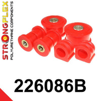 STRONGFLEX 226086B: Přední náprava - sada silentbloků pro Audi