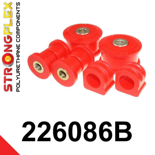 STRONGFLEX 226086B: Přední náprava - sada silentbloků pro Audi