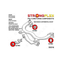 STRONGFLEX 226121A: Kompletní sada silentbloků SPORT pro Škoda