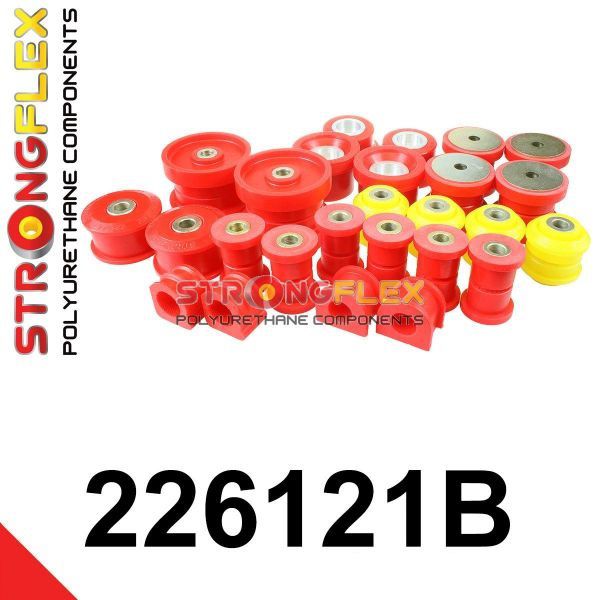 STRONGFLEX 226121B: Kompletní sada silentbloků pro Audi