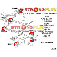STRONGFLEX 226121B: Kompletní sada silentbloků pro Audi