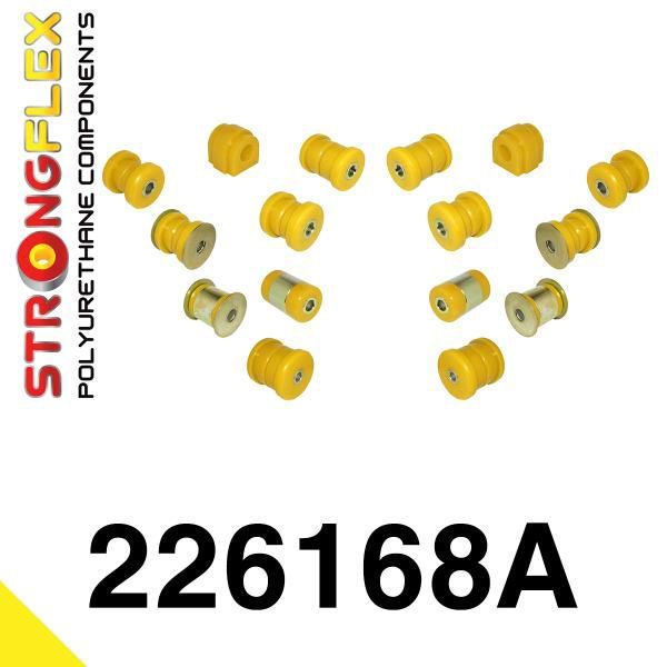 STRONGFLEX 226168A: Zadní náprava - sada silentbloků SPORT pro Audi