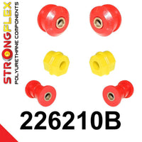 STRONGFLEX 226210B: Sada - silentbloky přední nápravy pro Seat
