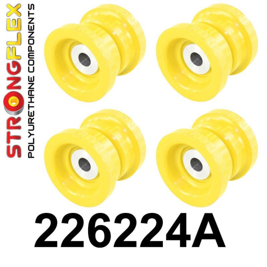 STRONGFLEX 226224A: Přední nápravnice - sada silentbloků SPORT pro Audi