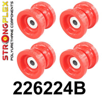 STRONGFLEX 226224B: Přední nápravnice - sada silentblokov pro Audi