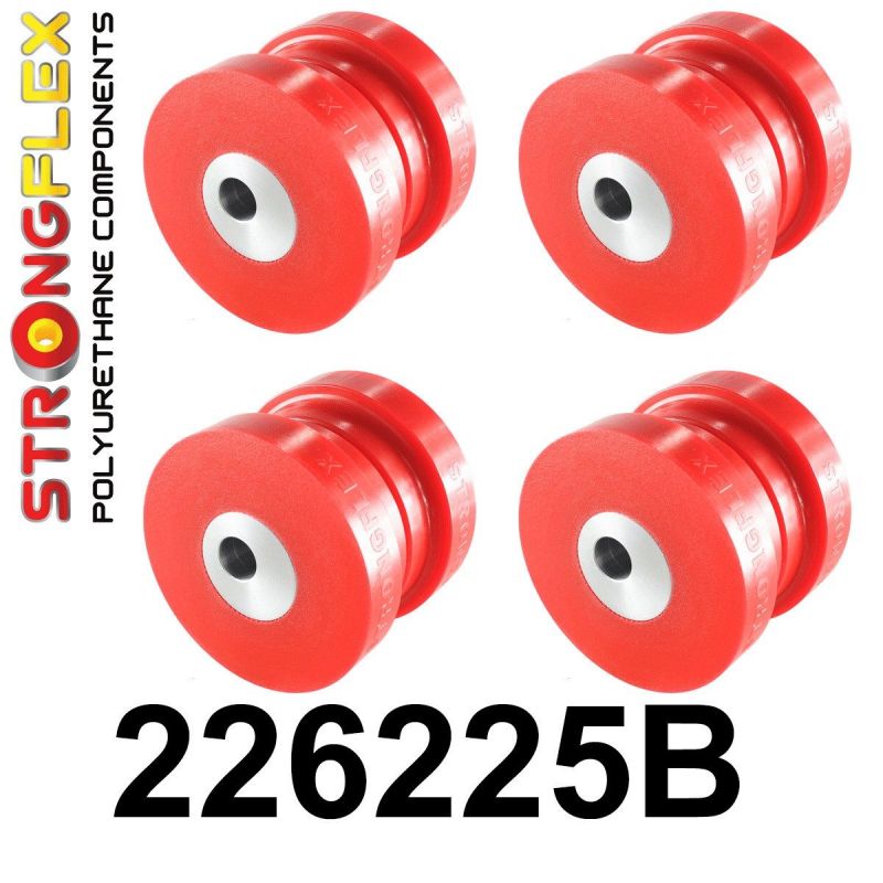 STRONGFLEX 226225B: Zadní nápravnice - sada silentblokov pro Audi