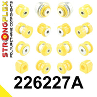 STRONGFLEX 226227A: Zadní náprava - sada silentblokoů SPORT pro Audi