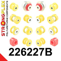 STRONGFLEX 226227B: Zadní náprava - sada silentblokoů pro Audi