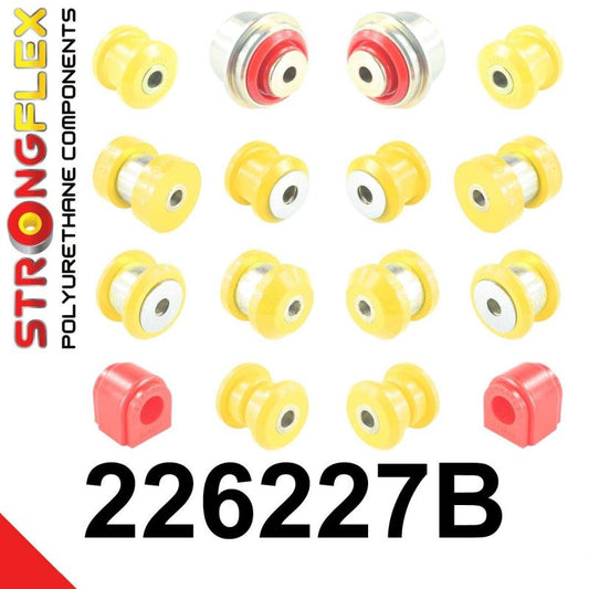 STRONGFLEX 226227B: Zadní náprava - sada silentblokoů pro Audi