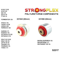STRONGFLEX 226228A: Kompletní sada silentblokoů SPORT pro Audi