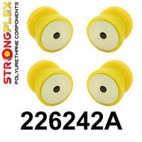 STRONGFLEX 226242A: Zadní nápravnice - sada silentbloků SPORT pro Audi