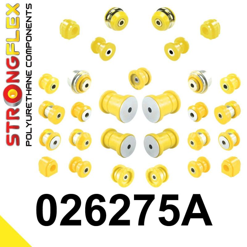 STRONGFLEX 026275A: Kompletnáísada silentbloků SPORT pro Audi