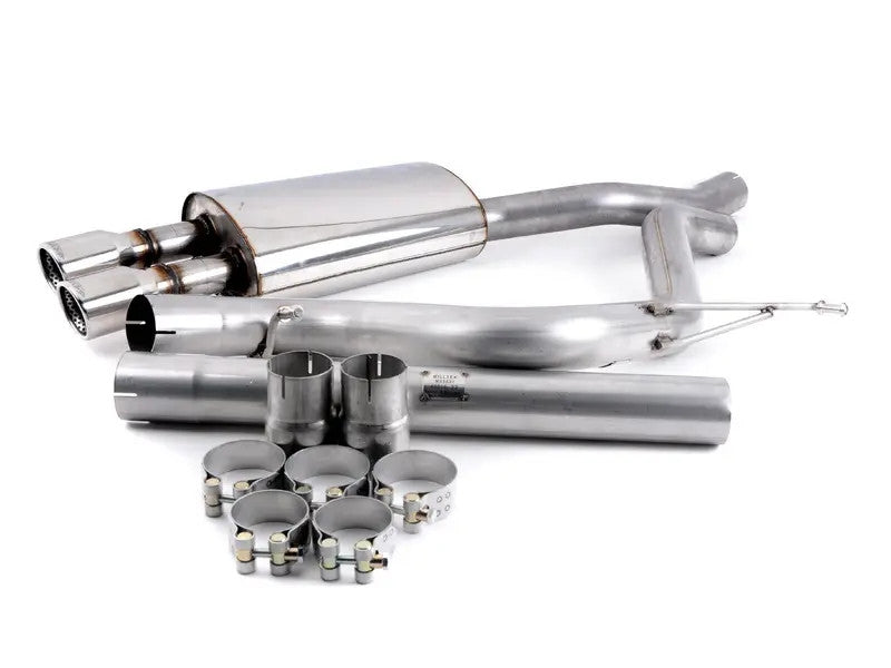 Catback výfuk Milltek Sport Škoda Octavia II 1Z RS 2.0 TFSi (06-10). Kompletní výfukový systém od katalyzátoru.