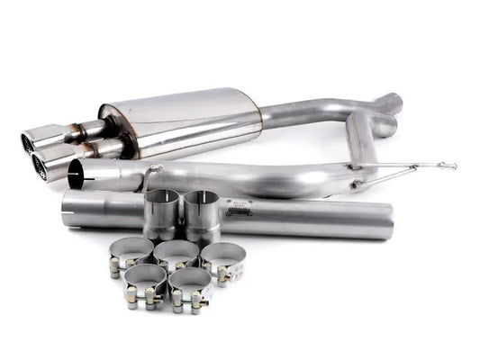 Catback výfuk Milltek Sport Škoda Octavia II 1Z RS 2.0 TFSi (06-10). Kompletní výfukový systém od katalyzátoru.