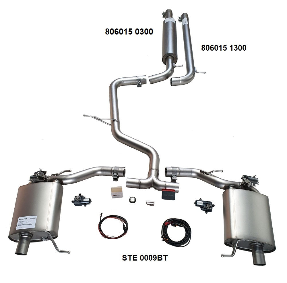 Remus Zadní tlumiče s integrovanými ventily pro regulaci zvuku Octavia III