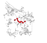 Verkline stavitelná horní ramena zadní - Audi