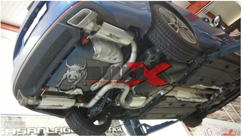 Bull-X catback výfukový systém Škoda Octavia 3 RS