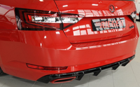 Rieger Tuning vložka zadního nárazníku "difuzor" pro Škoda Superb III